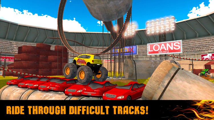 Extreme Monster Truck Stunt Racing 3D