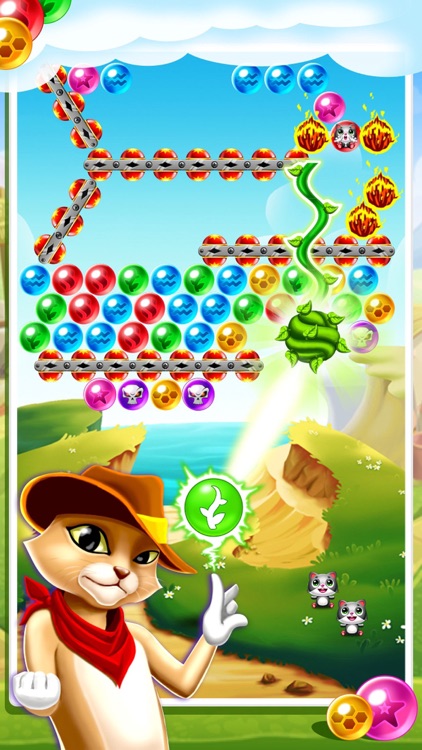 Witch Cat Pop - Addicting World Bubble Shooter Game Free 2016 screenshot-3