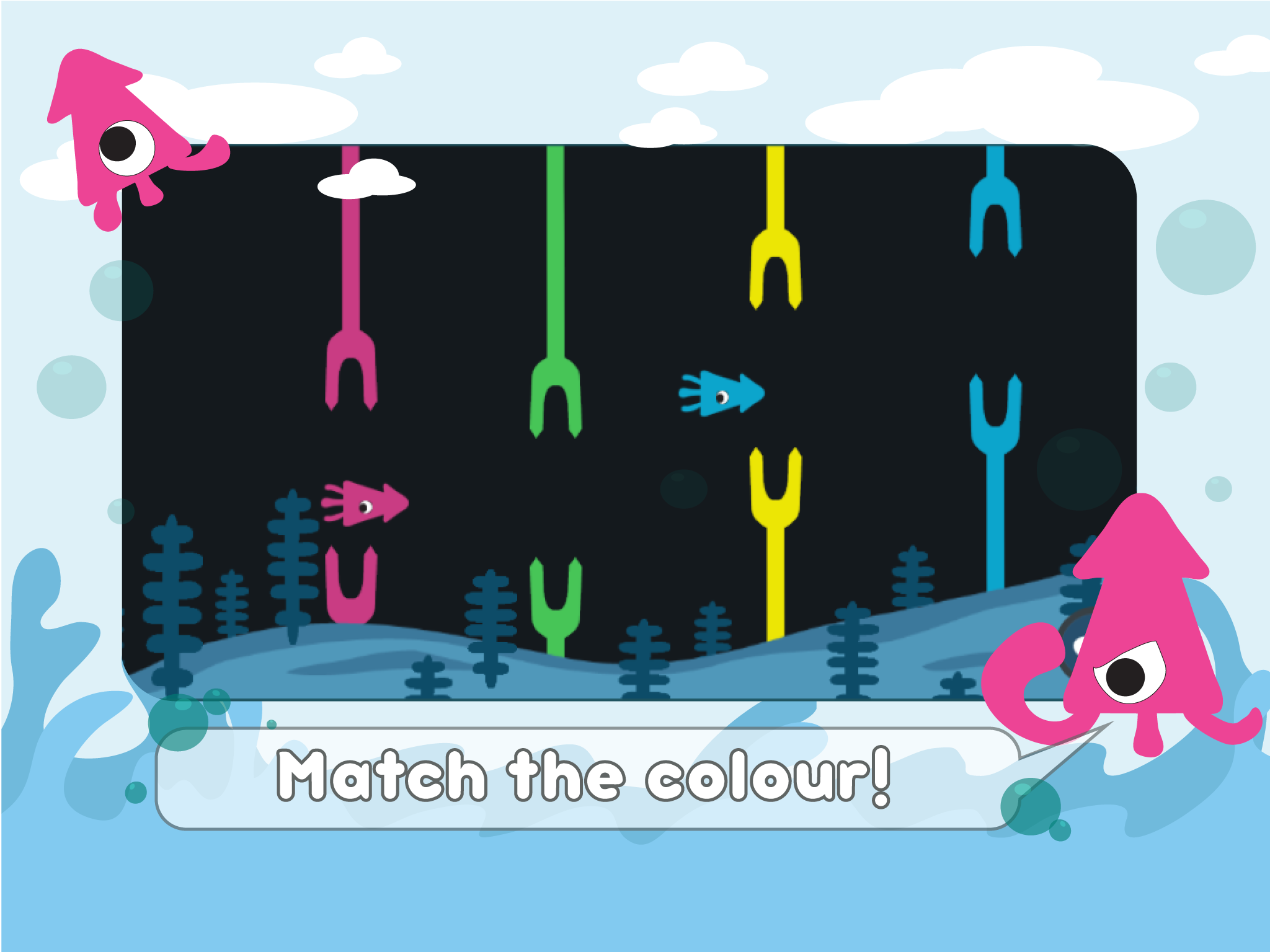 Squishing Squid - Switch and Squish the Colorful Squid