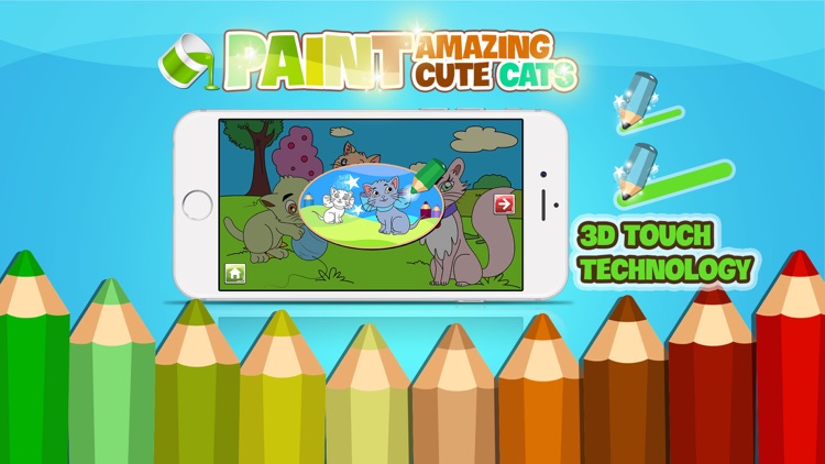 Creative Cute Cats for Coloring - Educational Coloring Book for Kids and Toddlers