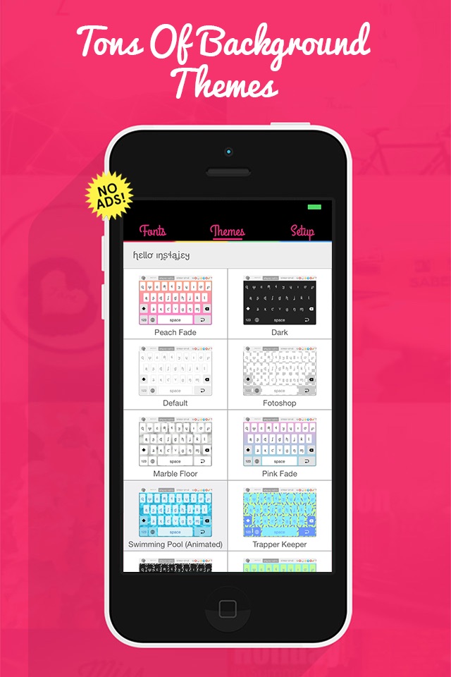 InstaKey - Custom Theme Keyboard and Cool Fonts Keyboard screenshot 3