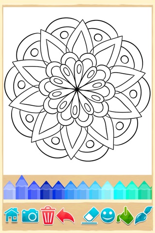 Mandala Coloring Pages Game screenshot 3
