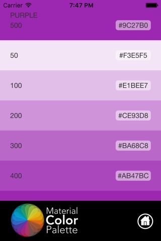 Material  Color Palette screenshot 4