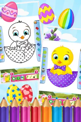 Game screenshot Easter Egg Coloring Book World Paint and Draw Game for Kids hack