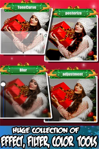 Xmas Photo Editor To Make Your Christmas Holiday Colorful With Emoji Stickers Effect screenshot 4