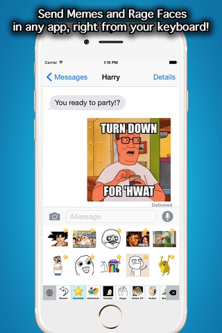 MemeBoard - Rage Faces, Memes, Stickers And Emoji Keyboardのおすすめ画像1