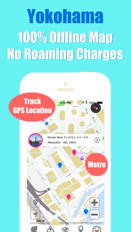 Yokohama travel guide with offline map and tokyo metro transit by BeetleTrip screenshot-3