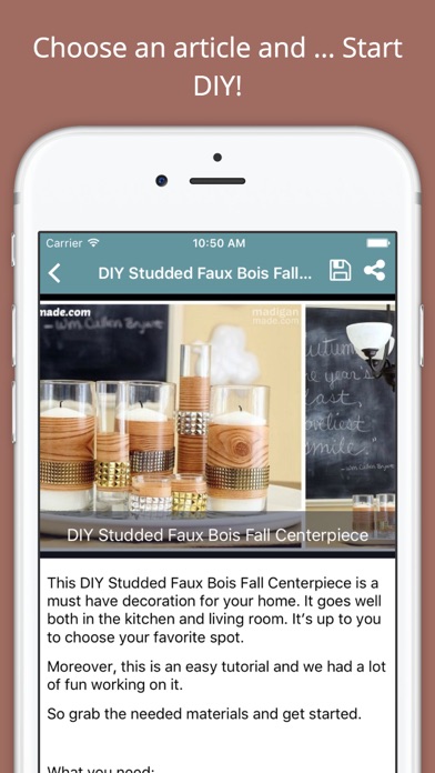 Screenshot #2 pour Tutoriels de bricolage décor