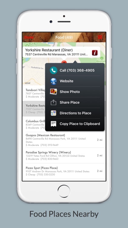 My Places Nearby