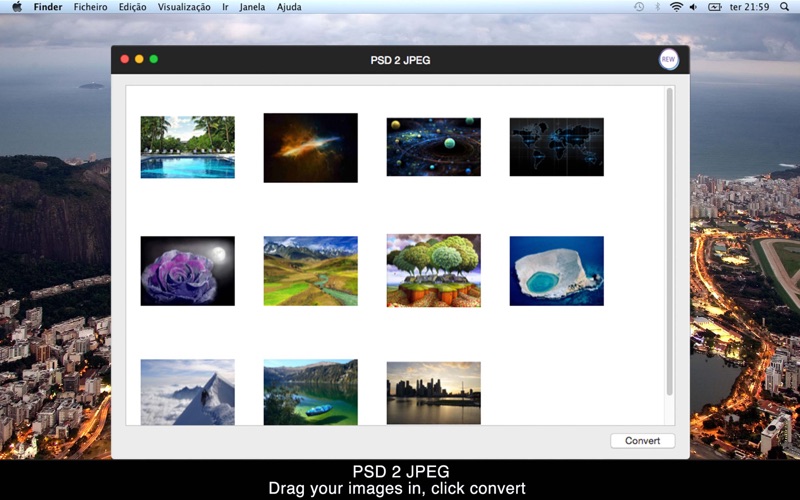 Screenshot #1 pour PSD 2 JPEG: Batch convert PSD files to JPEG