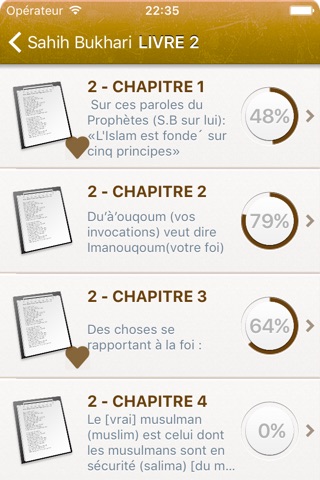 Sahih Bukhari: Français, Arabe screenshot 2