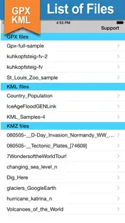 gpx kml kmz viewer converter iPhone Captures Décran 4