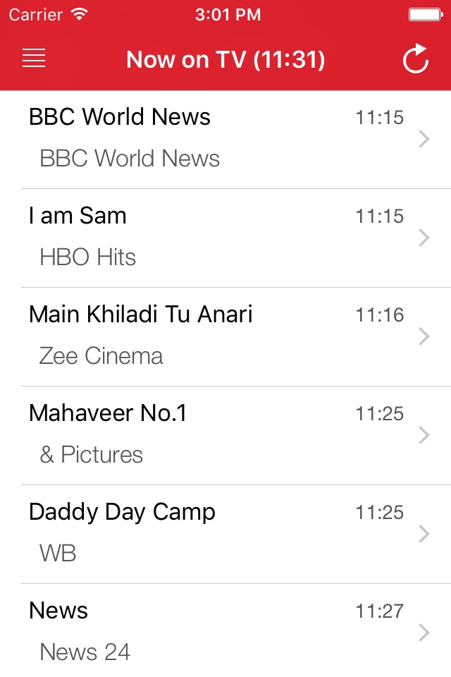 iPhone screenshot