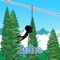 Shadow Stick Man Zipline