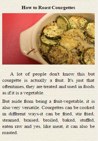 Courgette Recipes screenshot 3