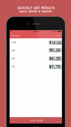 Camculator - Calculate Receipts Documents With Your Camera screenshot 4