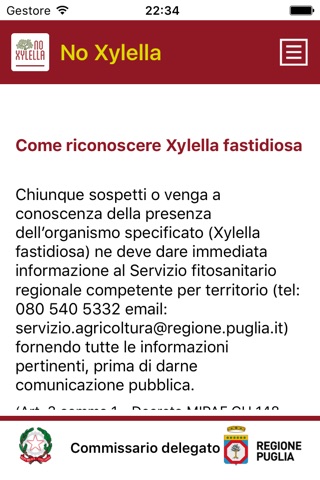 No Xylella screenshot 2