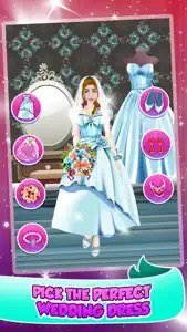 Princess Wedding Salon Spa Party - Face Paint Makeover, Dress Up, Makeup Beauty Games! screenshot #3 for iPhone