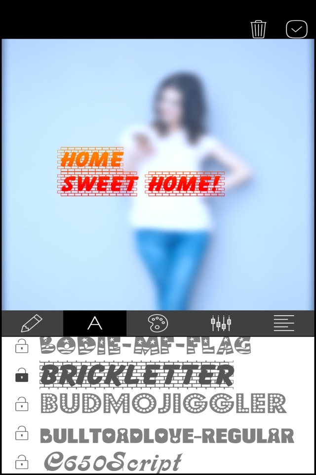 Background Text Pro - Write Behind Your Photos for Creative Typography! screenshot 4