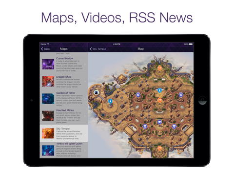 Database for Heroes of the Storm™ (Builds, Guides, Abilities, Talents, Videos, Maps, Tips) iPad screenshot 5 - Reference app