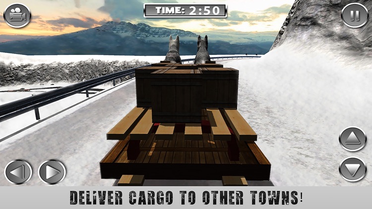 Winter Snow Dog Sledding Ski Simulator 3D