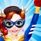 Superhero Girls Salon: Beauty Power -  Spa, Makeup & Kids Makeover Game for Free