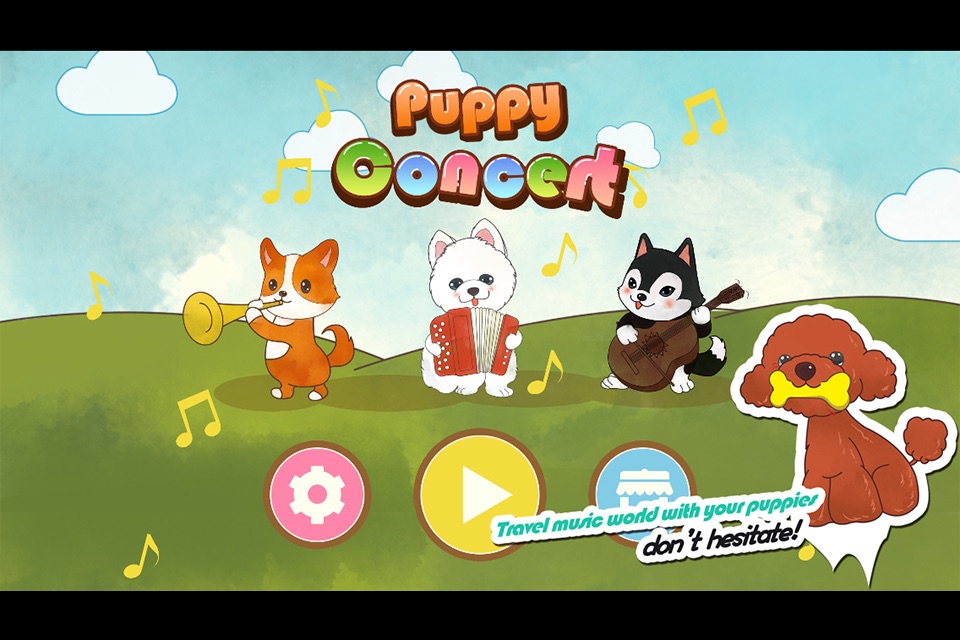 Puppy Concert-Listen to melody & play it on instruments screenshot 4