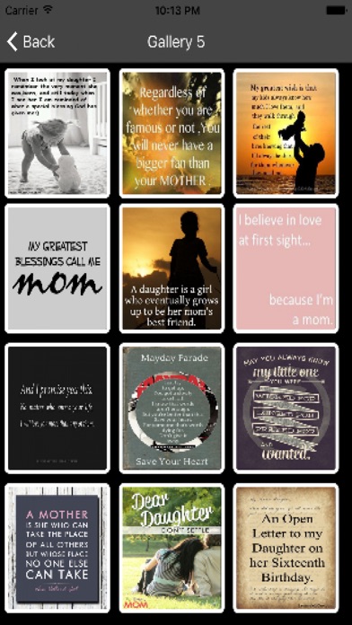 Screenshot #1 pour Mother Daughter Quotes