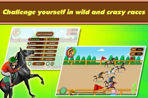 Crazy Horse Race - free fun racing game screenshot 3