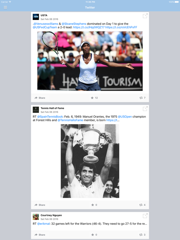 Screenshot #5 pour Tennis News & Results Free Edition