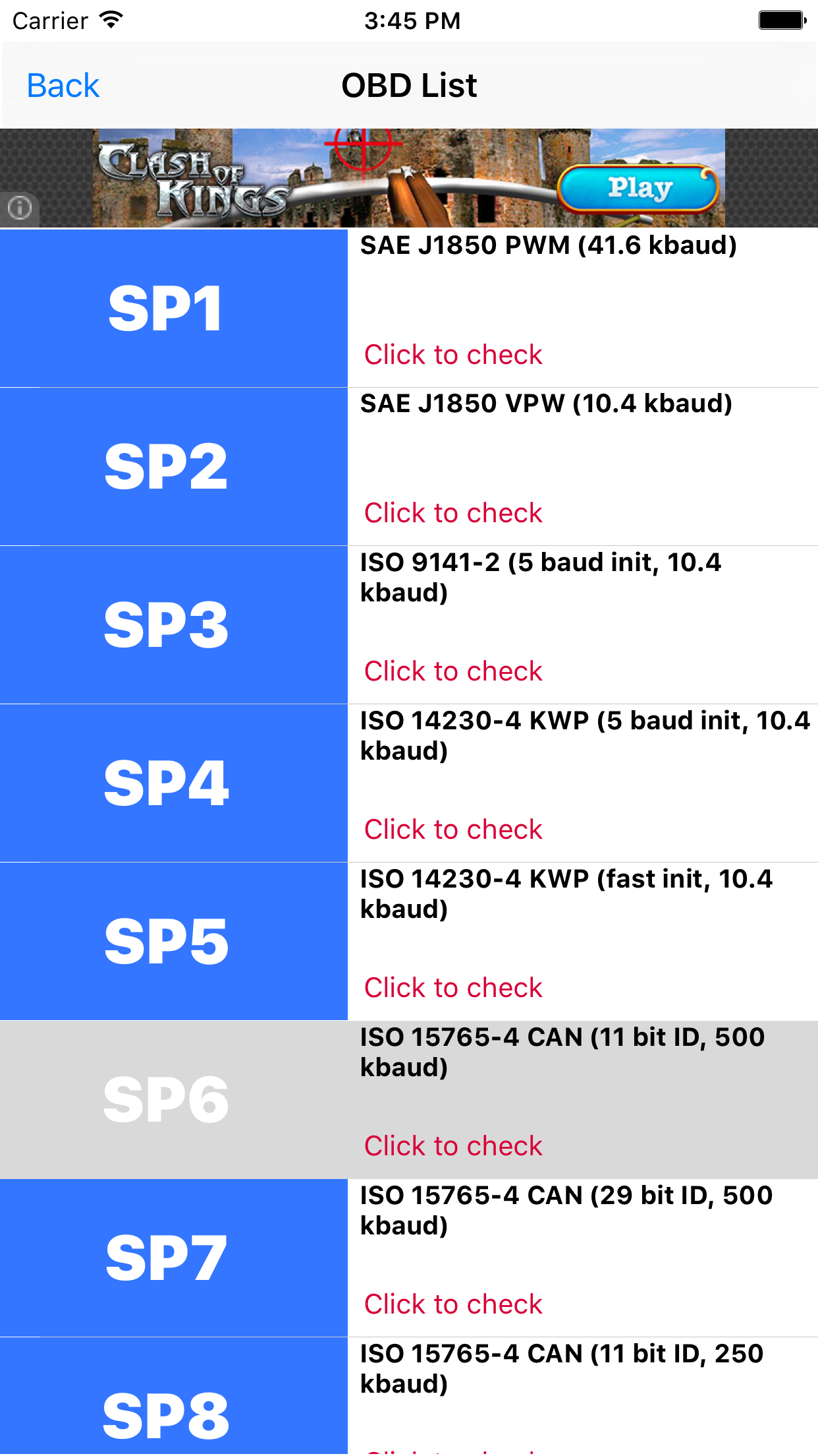Elm327 OBD Info screenshot 4