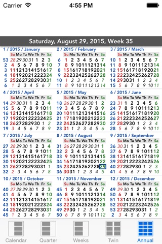 Flowing Calendar HD Lt screenshot 4