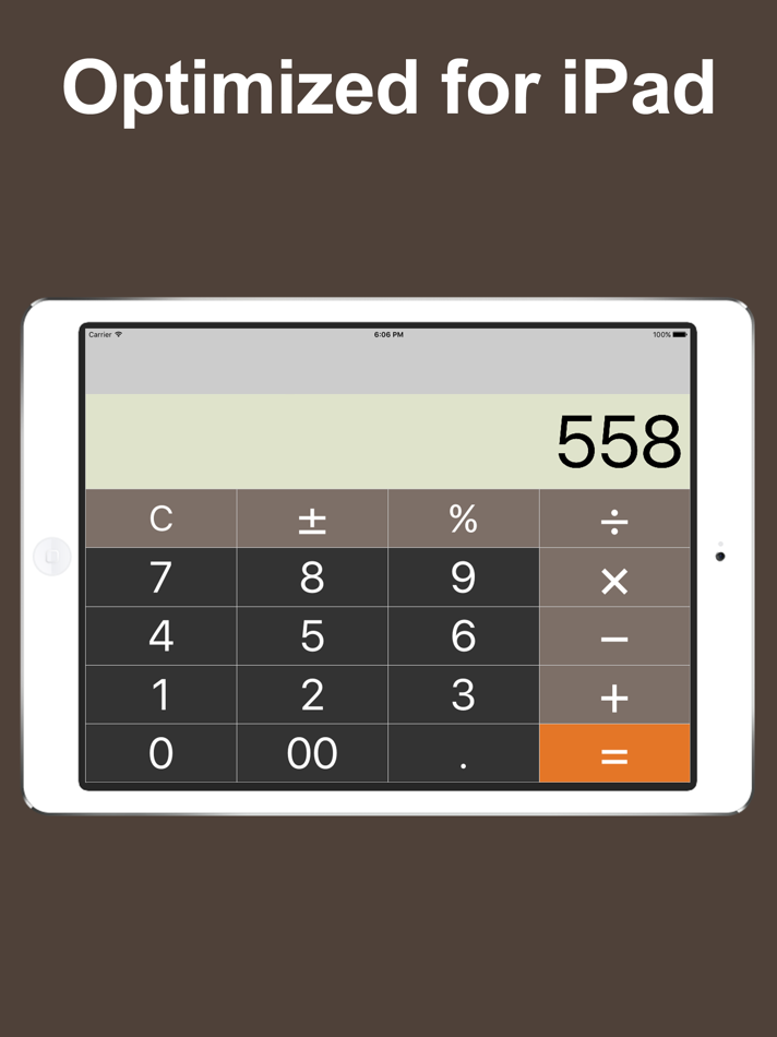 #2. Calculator for iPad - Free calc app (iOS) 由: Studio Zebra