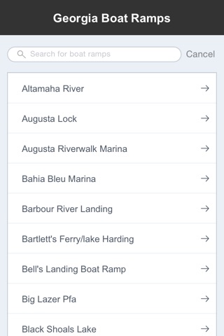 Georgia Boat Ramps & Fishing Ramps screenshot 2