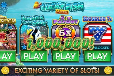 Lucky Fish Slots Casino screenshot 2