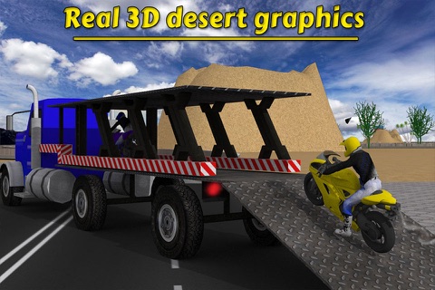 Moto Transporter Big Truck screenshot 2