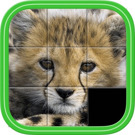 Slide puzzle for kids icon