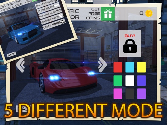 Screenshot #6 pour Night Traffic Car Driving Drift Parking Simulator