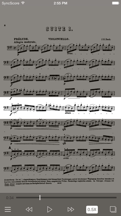 Bach Cello Suites - SyncScore