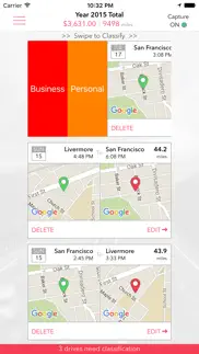 business miles iphone screenshot 2