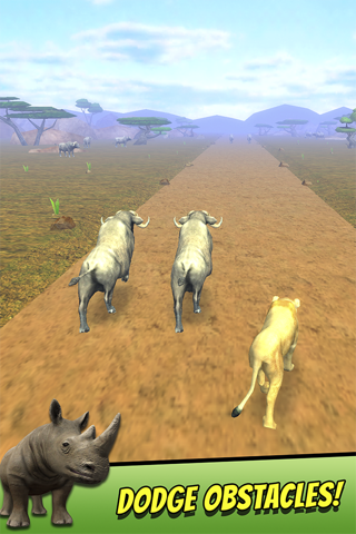 Safari Animal Sim - Free Animal Games Simulator Racing For Kids screenshot 2