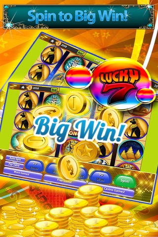 Best Casino Slots Forever - Free Casino Slot Machines Simulation Game to Win Big Lottery screenshot 3