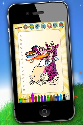 Paint dragons Magical and paste stickers - Premium screenshot 2