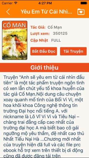 Truyện Mới - Tiểu Thuyết, Ngôn Tình, Kiếp Hiệp Online, Offli(圖2)-速報App
