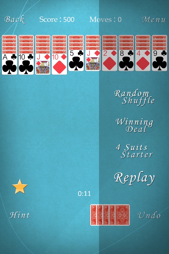 Spider Solitaire ~ Free screenshot 3