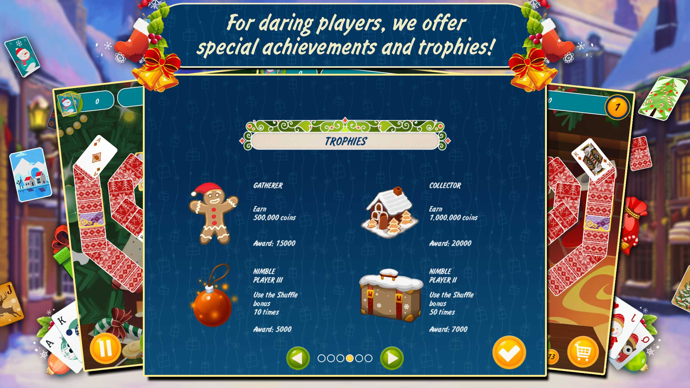 Solitaire Christmas. Match 2 Cards Free. Card Game screenshot 5