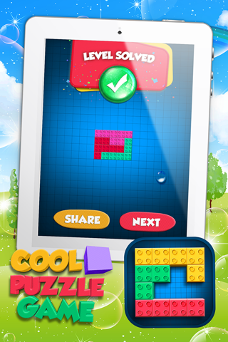 Cool Block Puzzle Game – Move Colorful Blocks To Fit & Fill The Grid Box screenshot 2