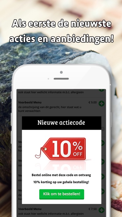 Screenshot #1 pour Wok & Sushi to Enjoy