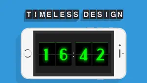 Flip Clock Pro screenshot #2 for iPhone