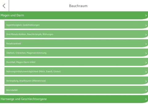 Screenshot #6 pour Homöopathie für Kinder - 130 Globuli für über 400 Beschwerden